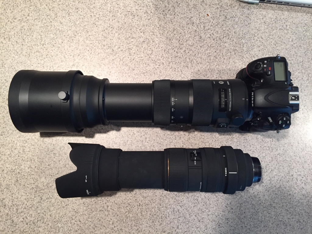 a camera with long lens