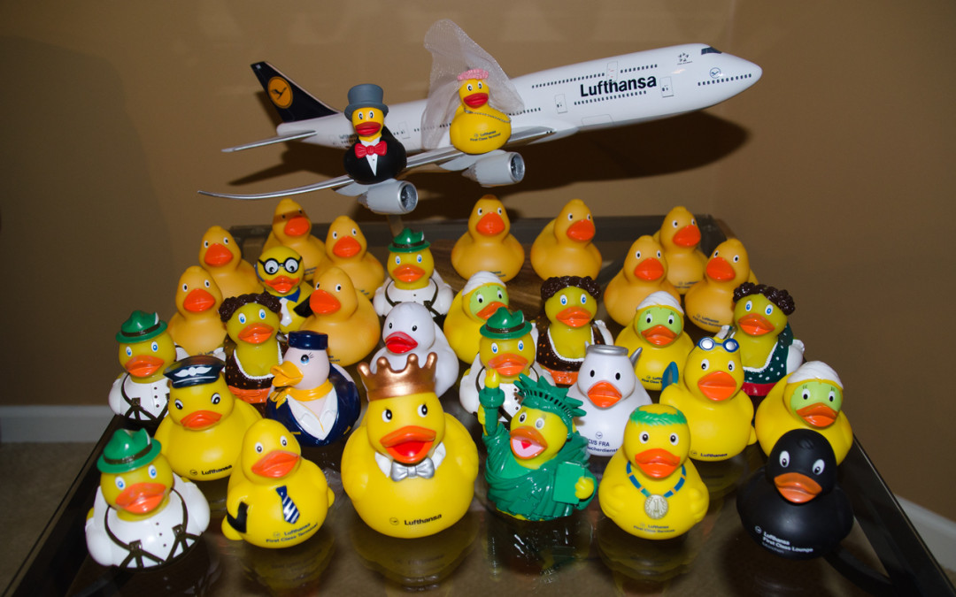 Lufthansa’s First Class Terminal Twitter Account Creating Custom Ducks!  :)