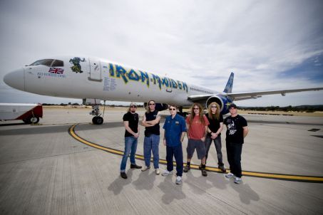 "Ed Force One":  A 757 that flew Iron Maiden on 3 tours. 