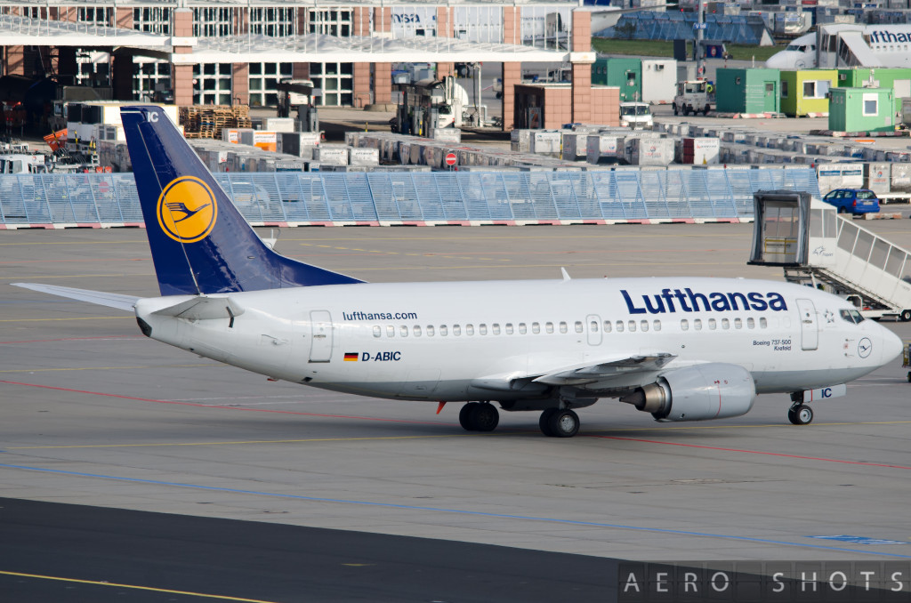 Lufthansa's D-ABIC in Frankfurt