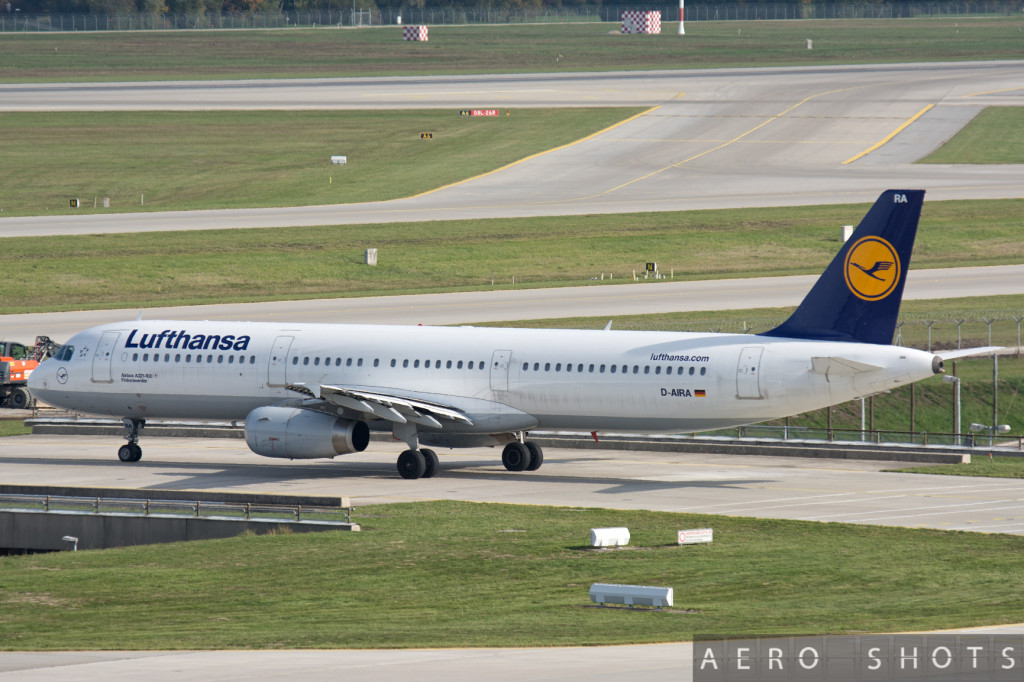Lufthansa's and Airbus' First A321, A-AIRA entered service on March 18, 1994.