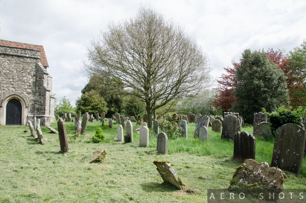 The ancient cemetery contains centuries of memorials.....