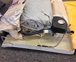 a medical equipment on a table