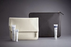 a group of cosmetic bags