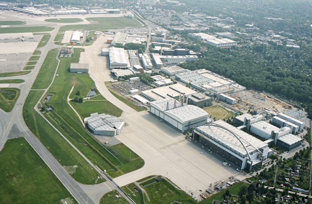 Lufthansa's Technik facilities in Hamurg