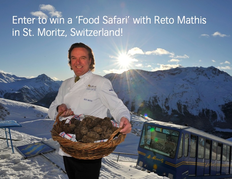 SWISS:  Enter To Win A St. Moritz ‘Food Safari’ With A Celebrity Chef!