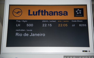 What A Great Caipirinha Party Aboard A LUFTHANSA 747 To Rio de Janeiro!