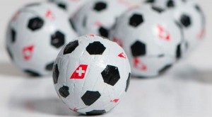 a group of football balls