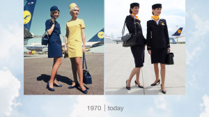a collage of two women wearing uniforms