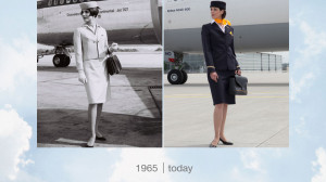 a collage of a woman in uniform