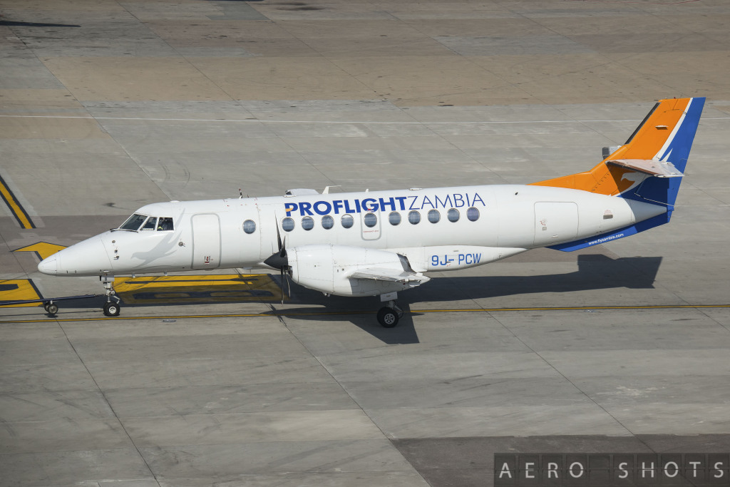A first for me, ProFlight Zambia's Jet Stream 41