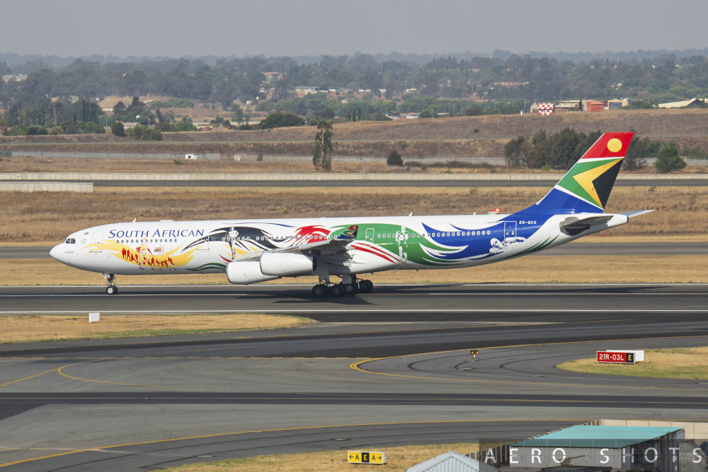 South_African_A340_ZS-SXD_Johannesburg_JNB