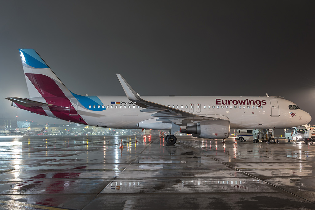 D-AIZQ will be the first Eurowings A320 to enter service.