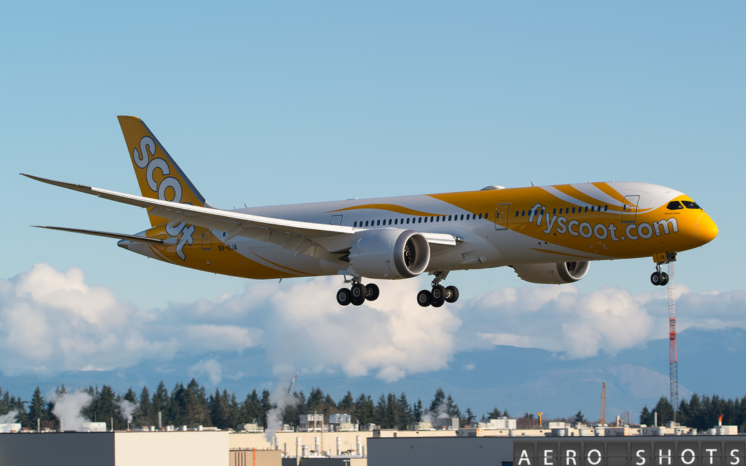 SCOOT’s First 787 – First Take Off & Landing