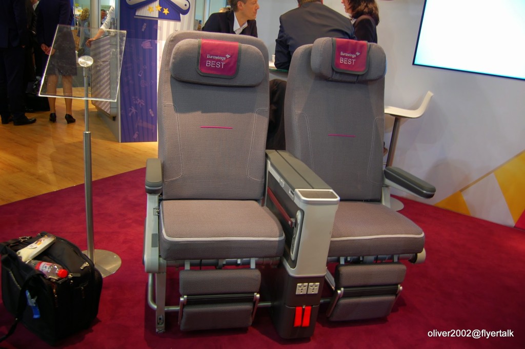 The 'BEST' Fare seat:  Identical to the Premium Economy seat now available on Lufthansa mainline.