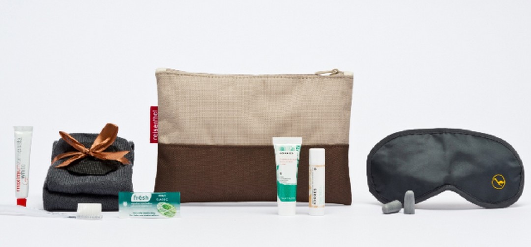 LUFTHANSA New Amenity Kits For Business and First Class Passengers