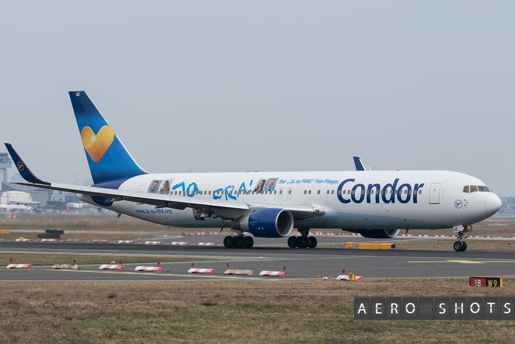 Condor's special 'Ja FRA' 767