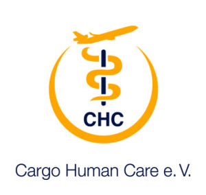 a logo of a plane and a symbol of a medical symbol