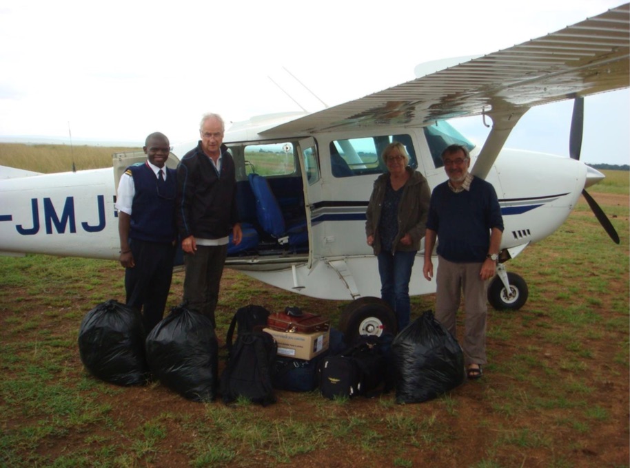 The team of German doctors who visited the Maasai