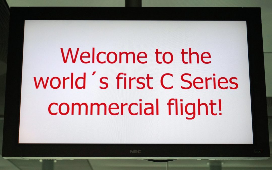 Thoughts From SWISS’ First ‘Revenue’ Flight Of Bombardier CS100